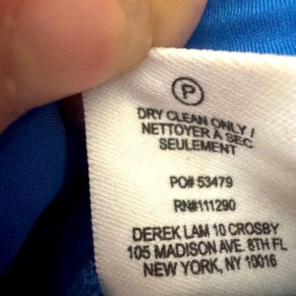NWT 10 Crosby Derek Lam Asymmetrical Blue Dress NWT 10 Crosby Derek Lam Asymmetrical Blue Dress